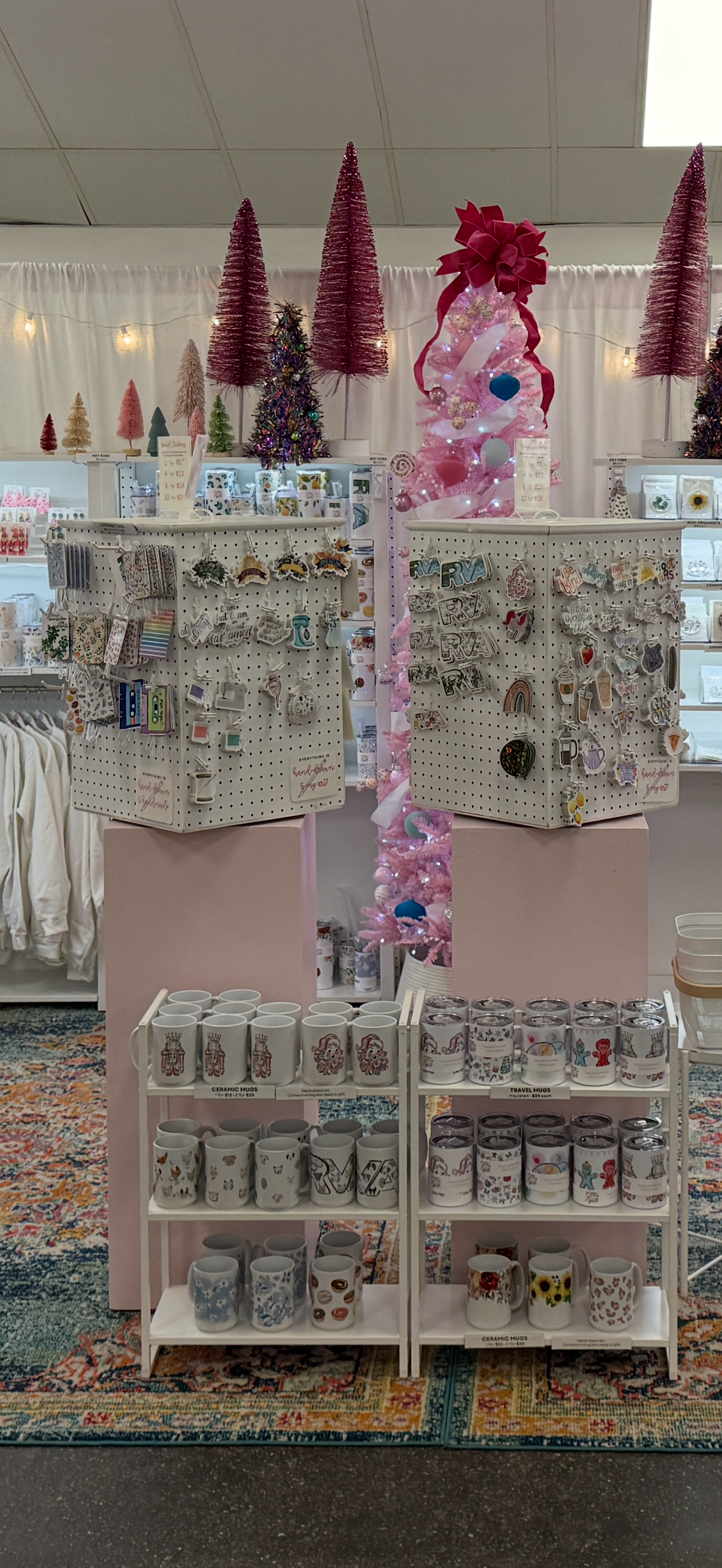 Spinning sticker display 18x18"