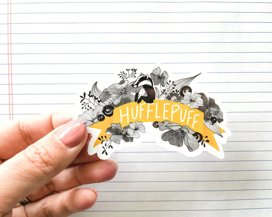 Wizard School Houses, Vinyl Stickers, 4 inches wide, Sticker Pack, Ravenclaw Hufflepuff Slytherin Gryffindor