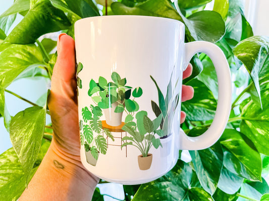 House Plants Coffee Mug 15 oz.