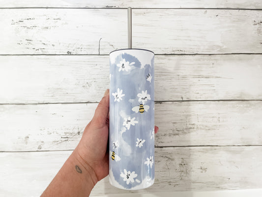 Daisy and Bumble Bee Tumbler, 20 oz