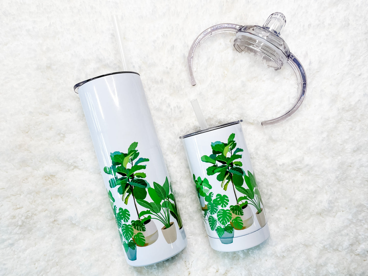 Mommy & Mini Plants Matching Tumbler set