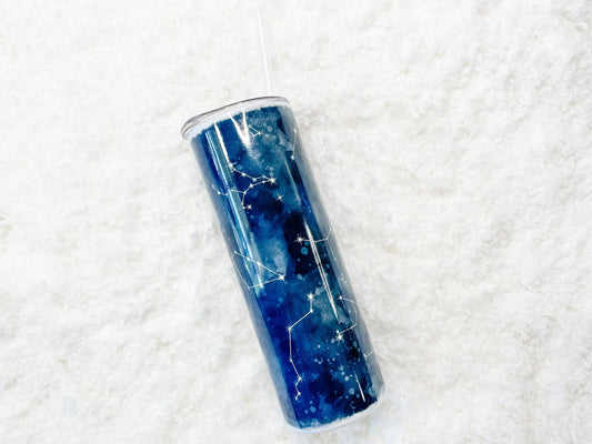Constellations Tumbler with straw 20 oz