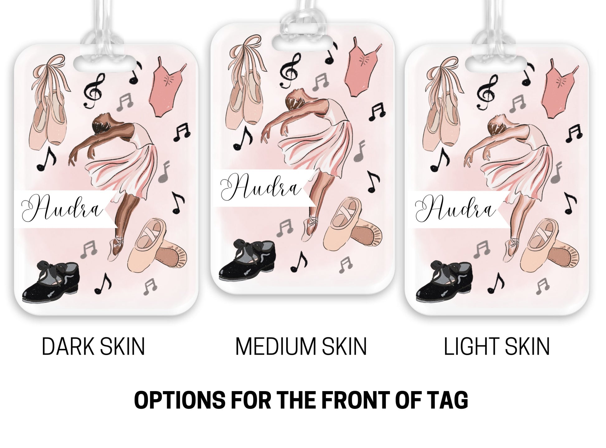 Backpack Daycare Lunchbox Tag, Ballet Dance Tap Dance, Back To School, Luggage Tag, Day Care, Diaper Bag, Name Tag Identification Tag Dancer