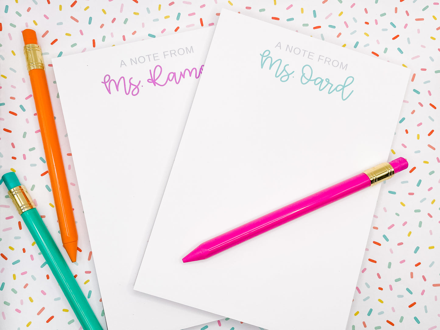 Custom Teacher Appreciation Notepads