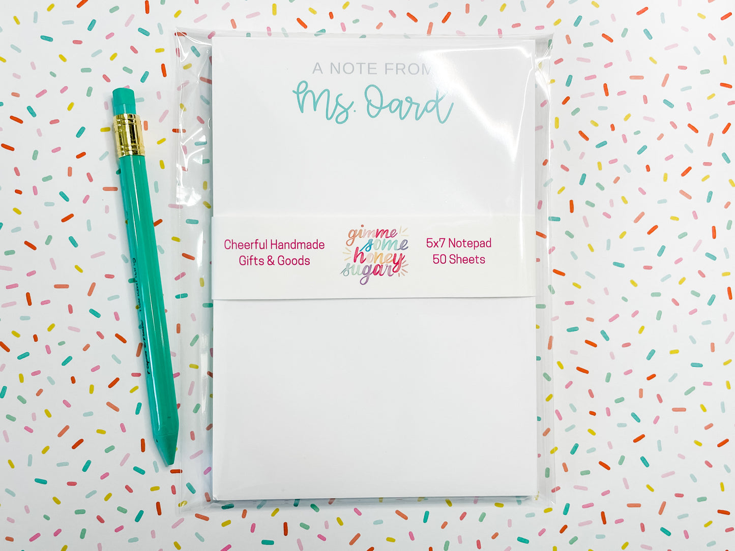 Custom Name Notepads
