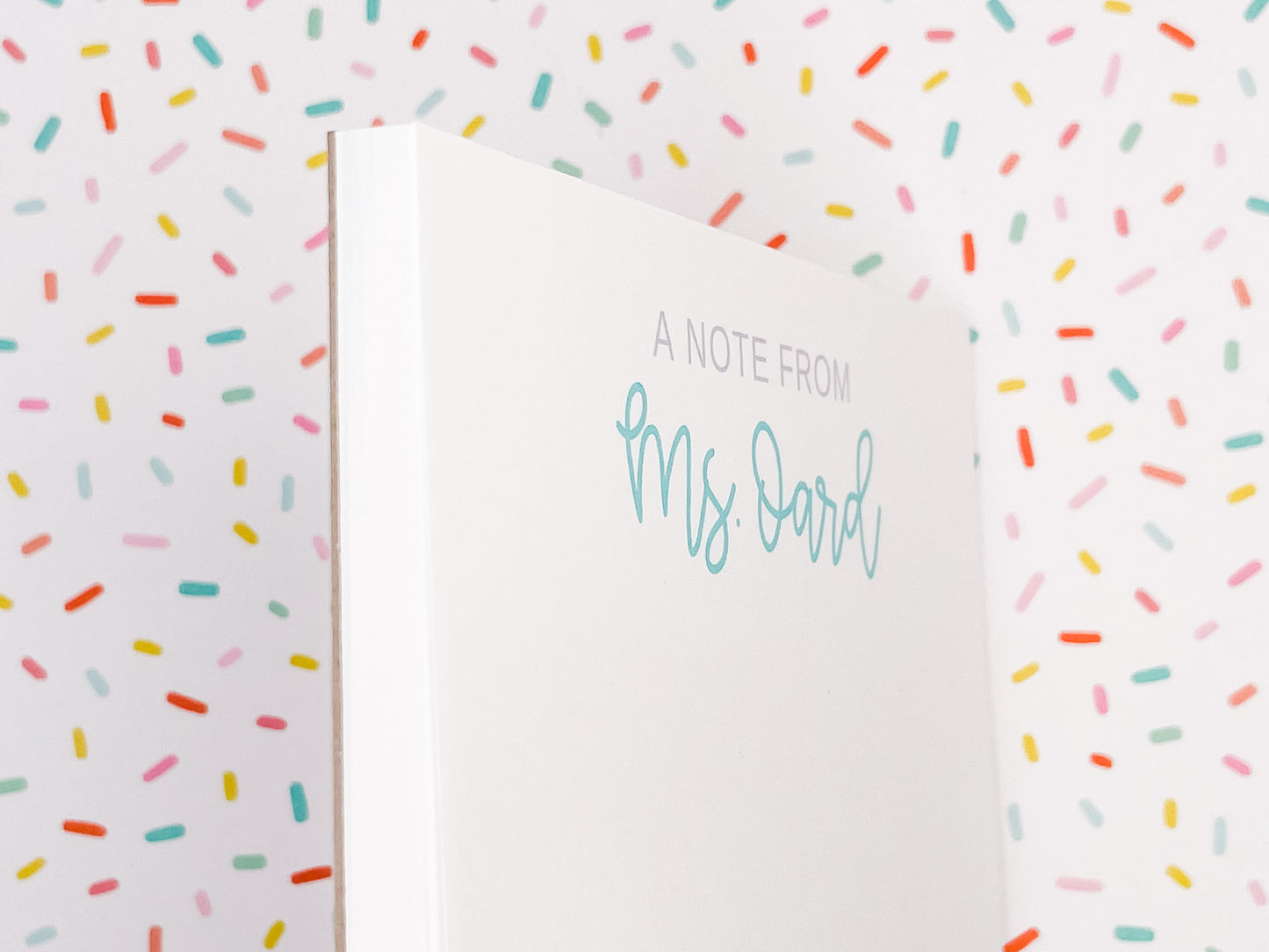 Custom Name Notepads