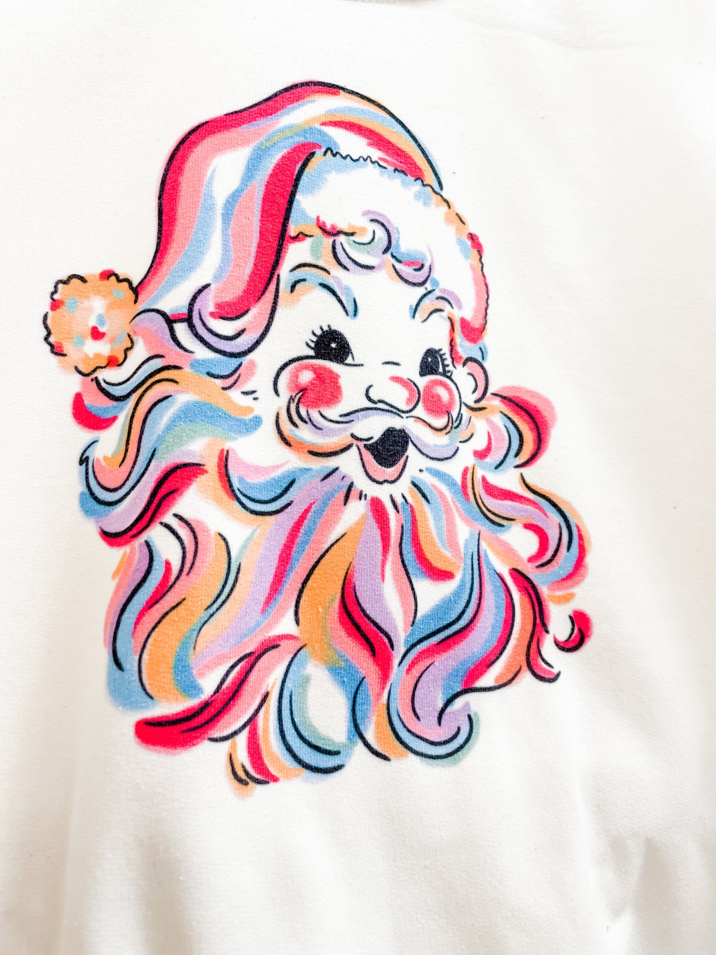 Colorful Santa Sweatshirt