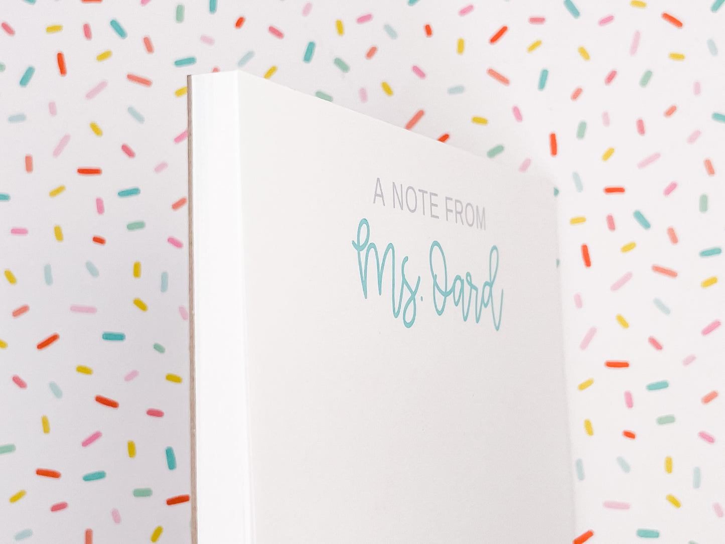 Custom Teacher Appreciation Notepads