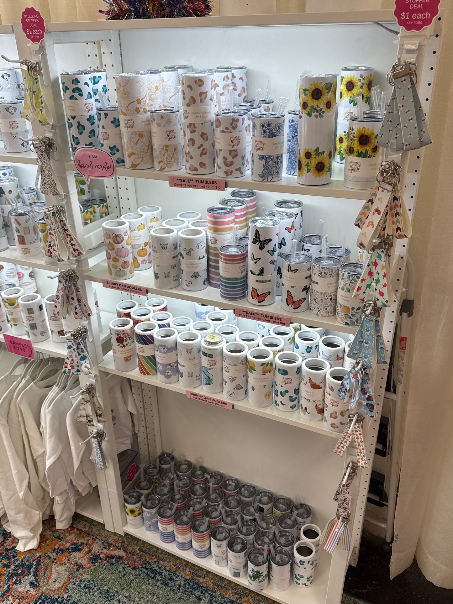 Key FOB Wristlets in various prints