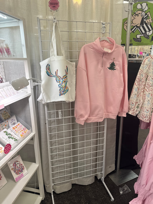 Folding white grid rack