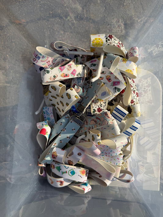 Key FOB Wristlets in various prints