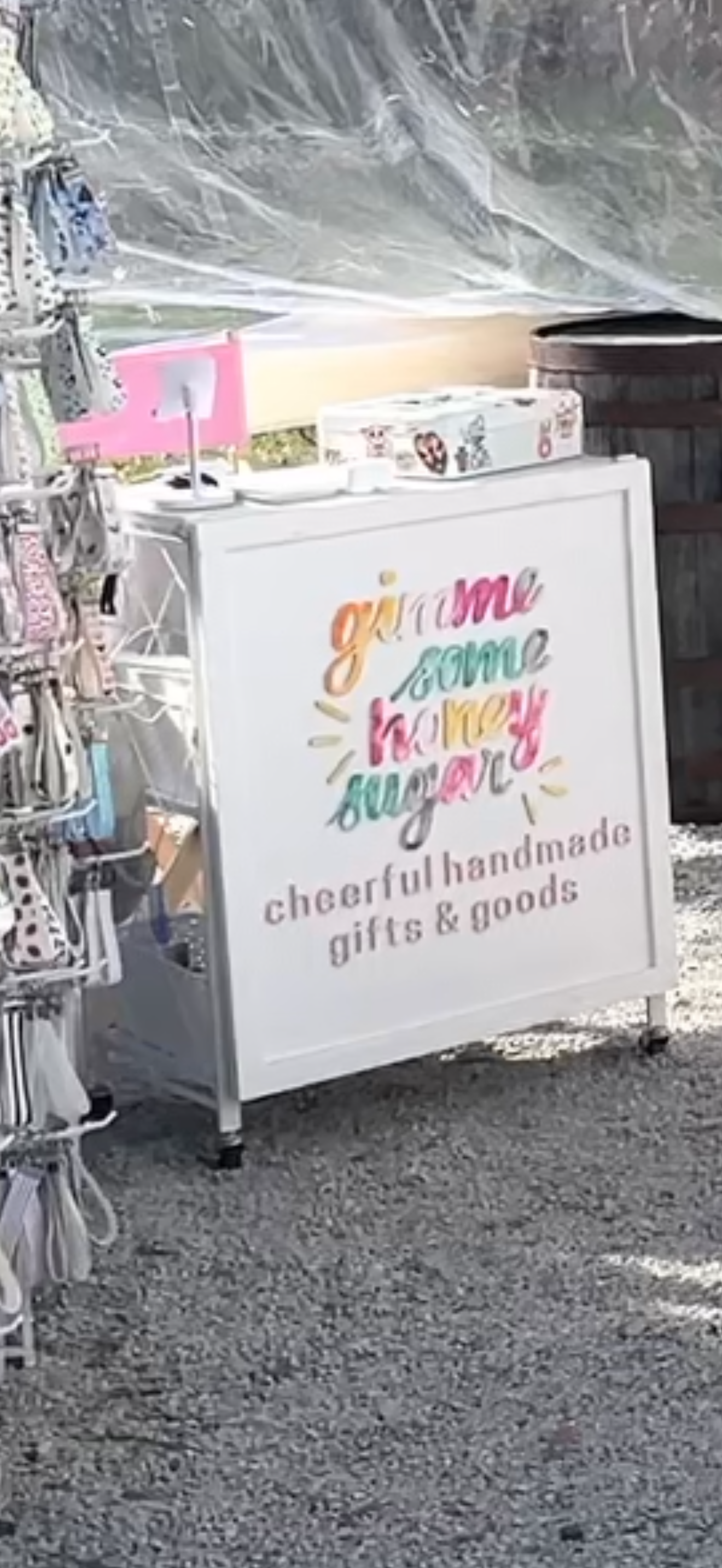 Folding checkout stand cart