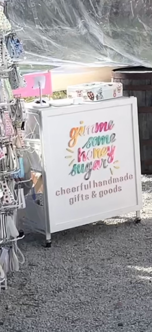 Folding checkout stand cart