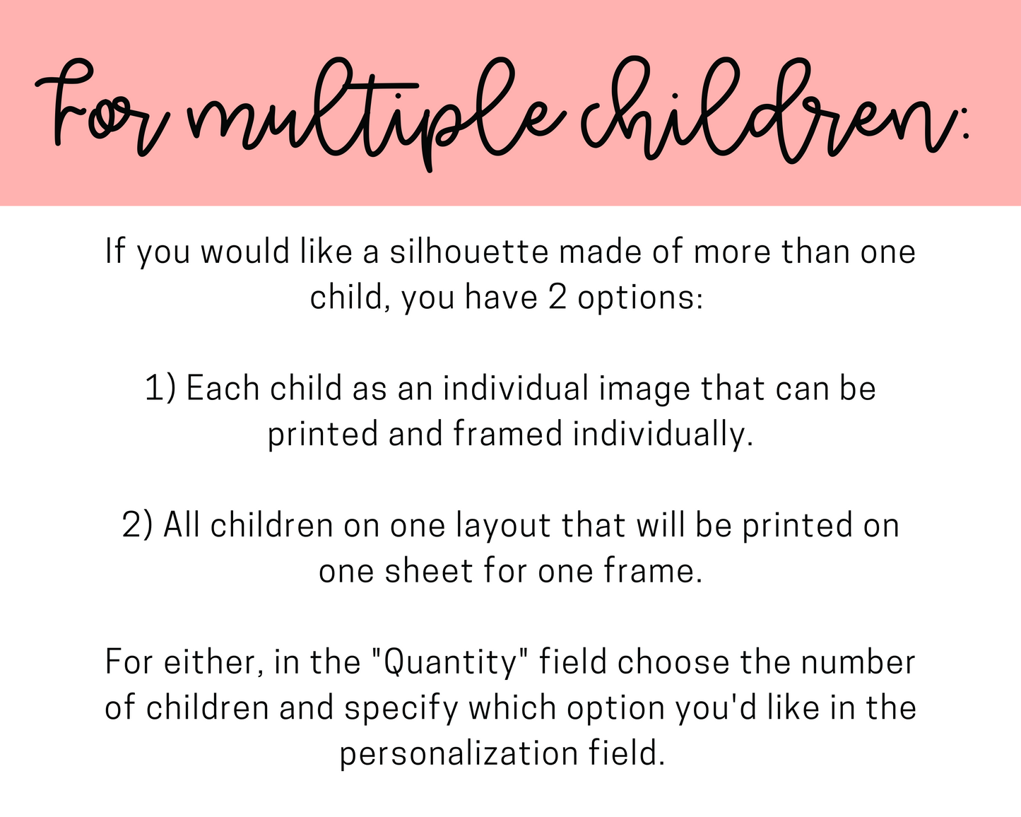 Custom Digital Silhouette Printable Digital Download