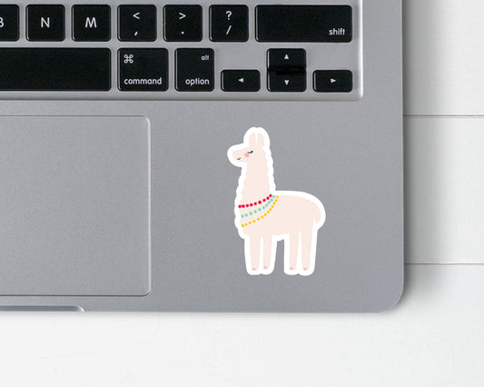 Llama and No Probllama 3 inch Vinyl Stickers