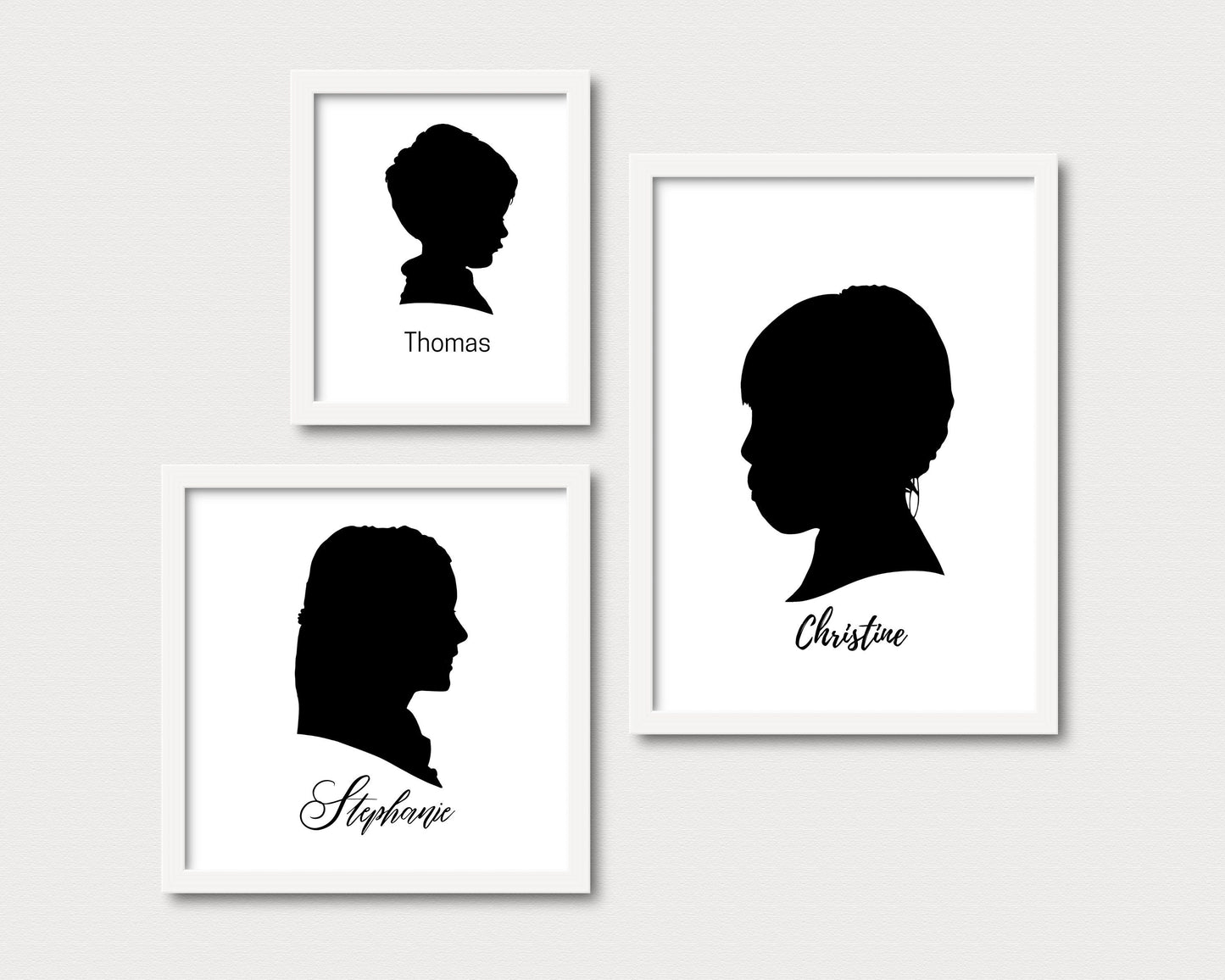 Custom Digital Silhouette Printable Digital Download