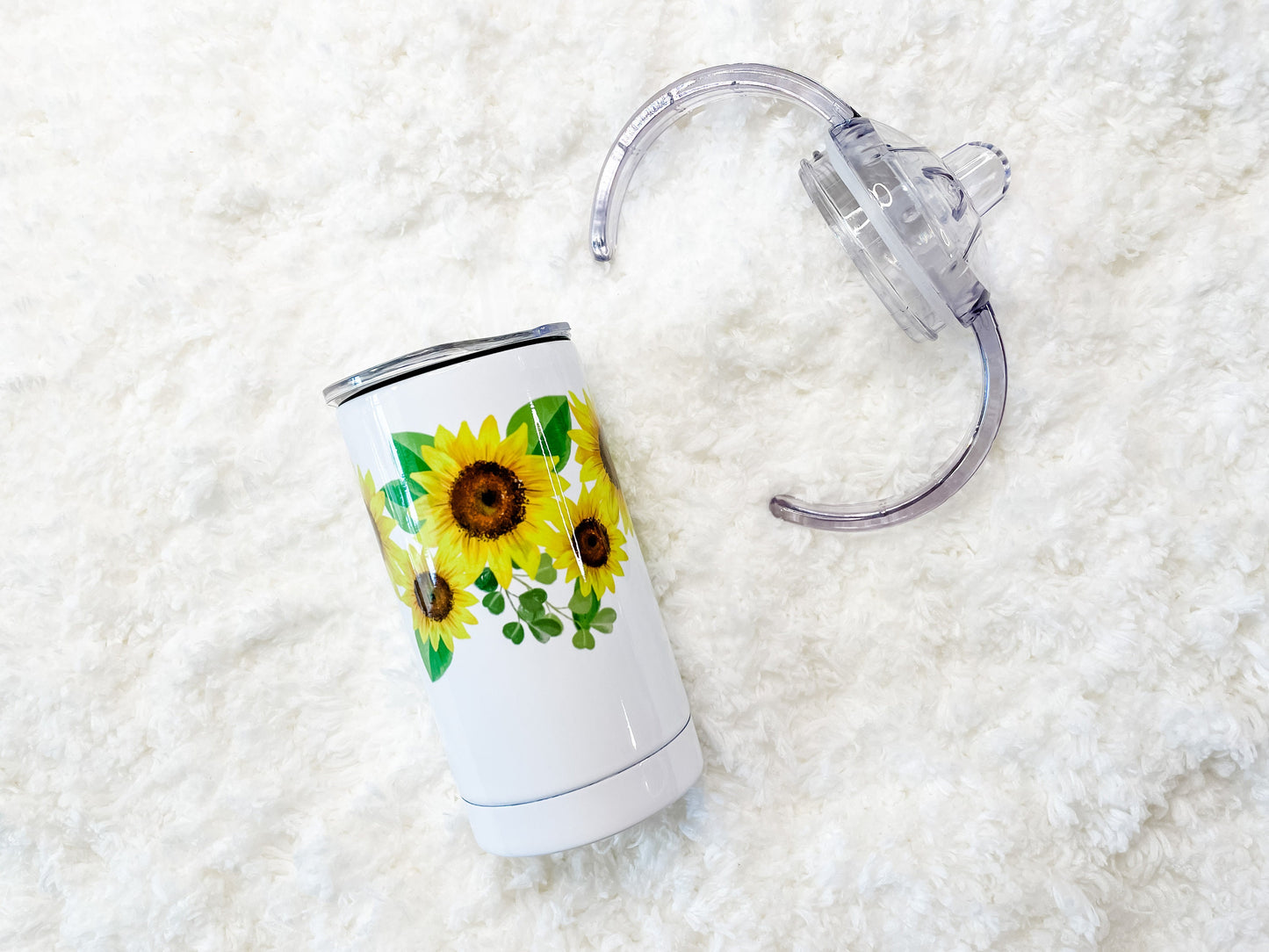 Sunflowers Sippy Child's Tumbler set