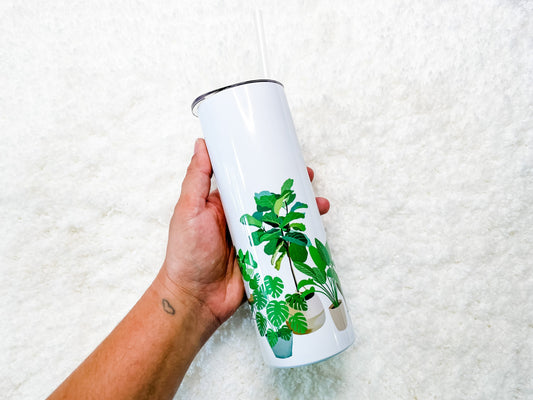 Plant Print Tumbler 20 oz
