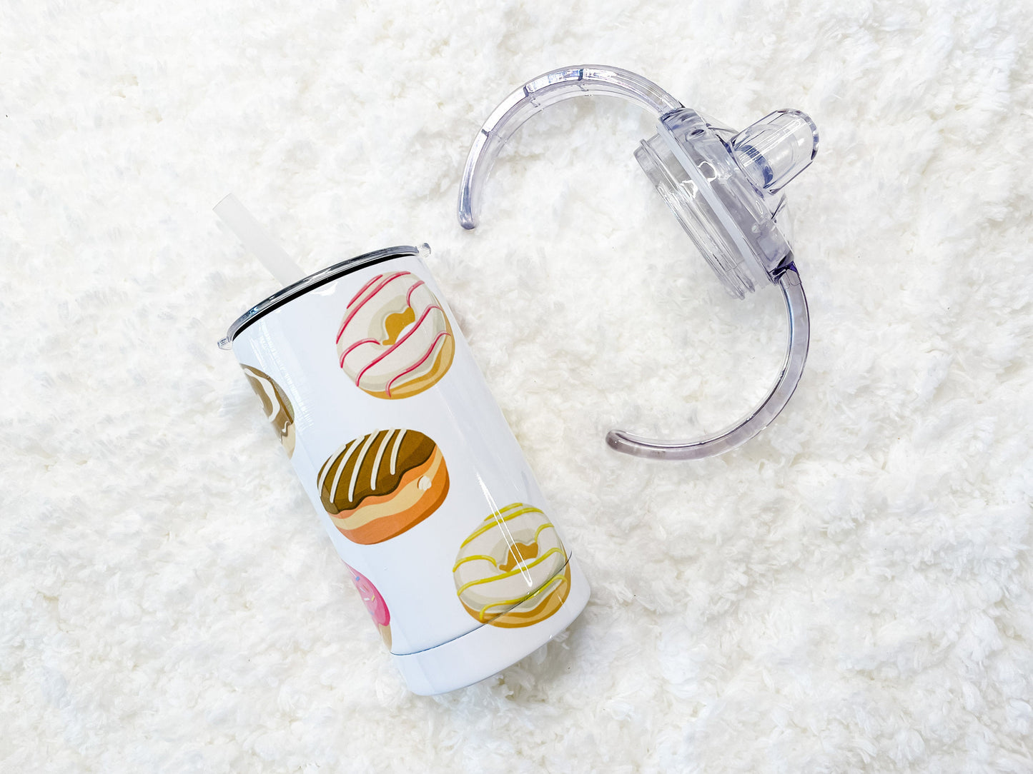 Donuts Sippy Child's Tumbler set