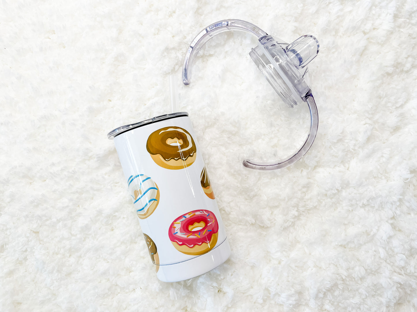 Donuts Sippy Child's Tumbler set